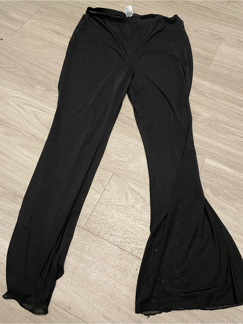 Transparent wild fable Black Stretch Flare Pants